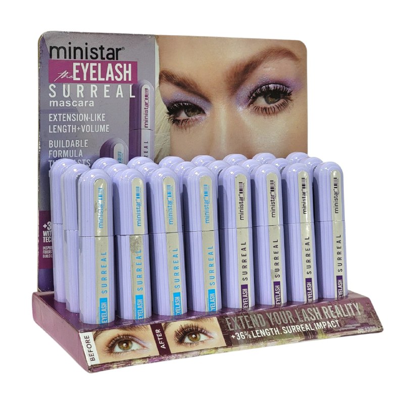 RIMEL CREA VOLUMEN DE LARGA DURACION MINISTAR 12ML (DUPE DE MAYBELLINE)
