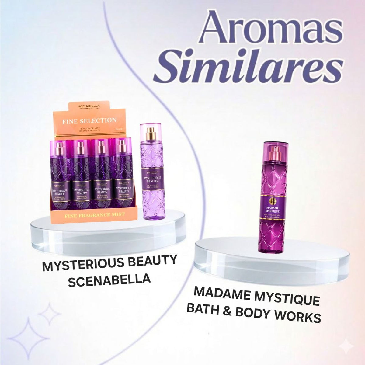 SPLASH SCENABELLA MYSTERIOUS BEAUTY 250ML (M) (AROMA SIMILAR A BATH & BODY WORKS MYSTERIOUS MISTIQUE)