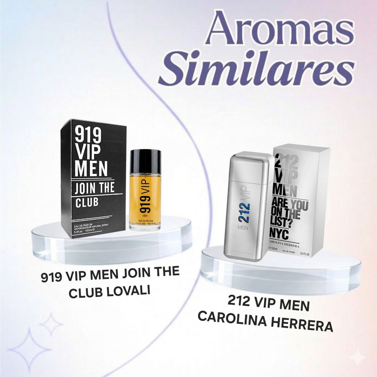 LOVALI 919 VIP MEN JOIN THE CLUB EDP 100ML (H) (AROMA SIMILAR CAROLINA HERRERA 212 VIP MEN)