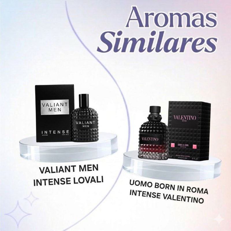 LOVALI VALIANT MEN INTENSE EDP 100ML (H) (AROMA SIMILAR VALENTINO UOMO BORN IN ROMA)