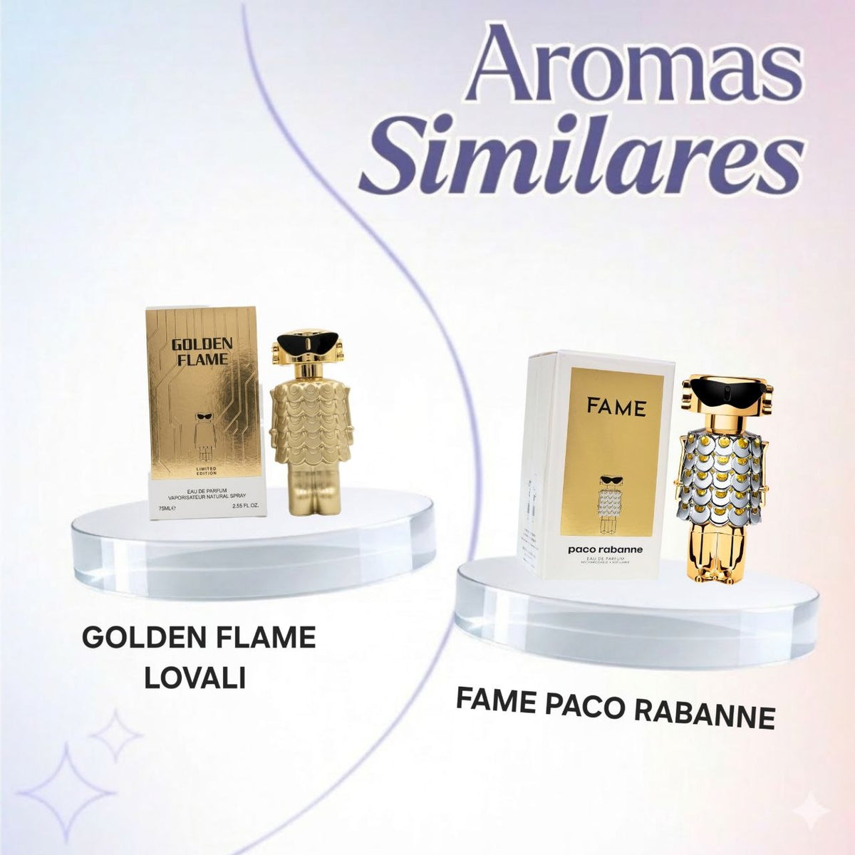 GOLDEN FLAME EDP 75ML (H) (AROMA SIMILAR PACO RABANNE FAME)