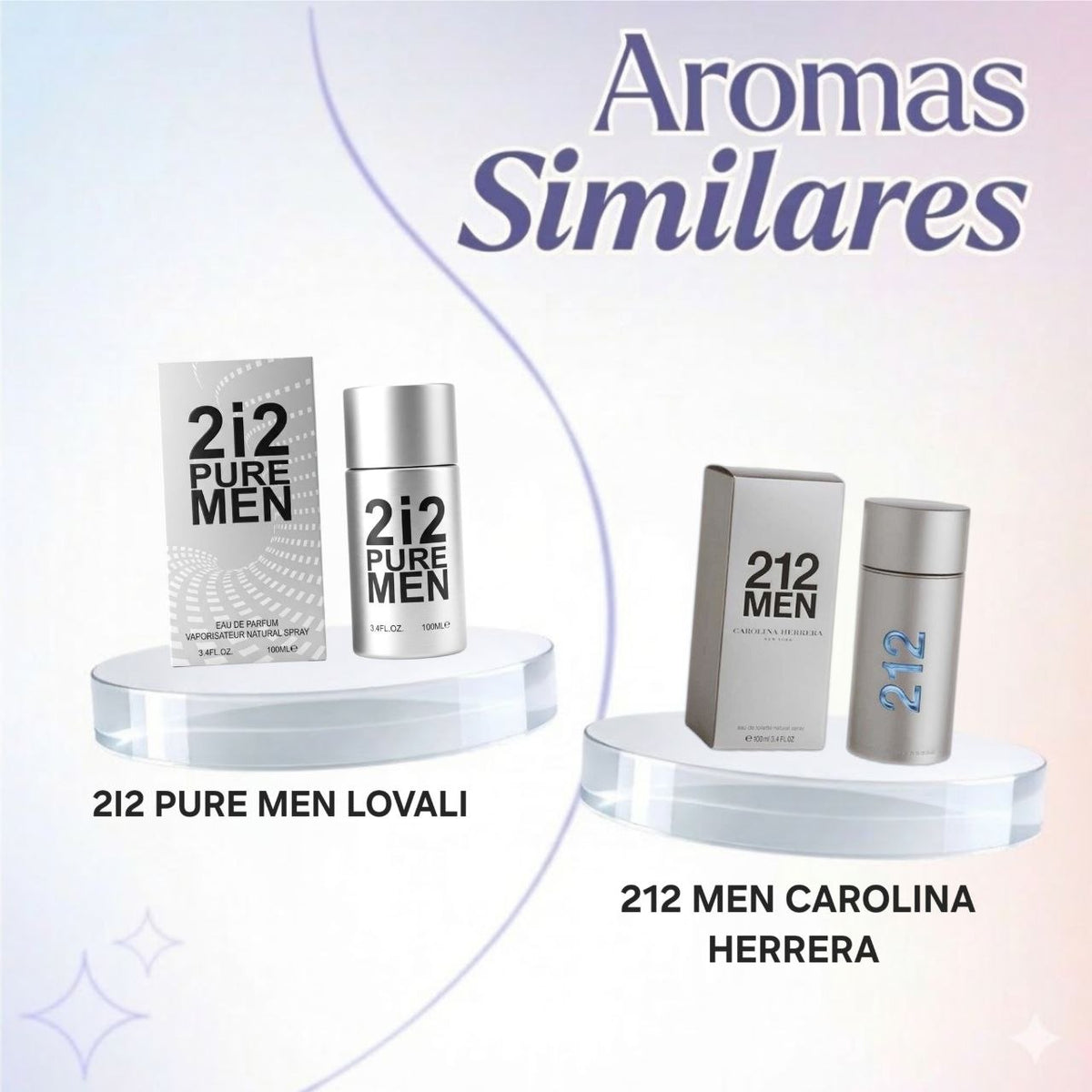 LOVALI 2I2 PURE MEN EDP 100ML (H) (AROMA SIMILAR A CAROLINA HERRERA 212 MEN)