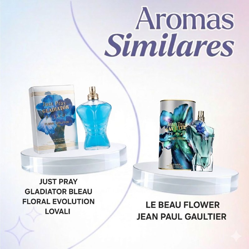 LOVALI JUST PRAY GLADIATOR BLEAU FLORAL EVOLUTION EDP 100ML (H) (AROMA SIMILAR JEAN PAUL GAULTIER LE BEAU FLOWER)