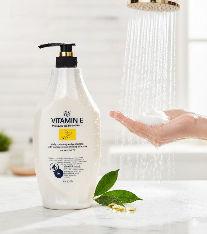 GEL DE DUCHA CORPORAL REFRESCANTE DE VITAMINA E ROUSHUN 1380ML