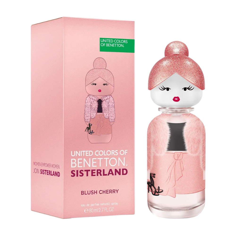 UNITED COLORS OF BENETTON SISTERLAND BLUSH CHERRY EDP 80ML (M)