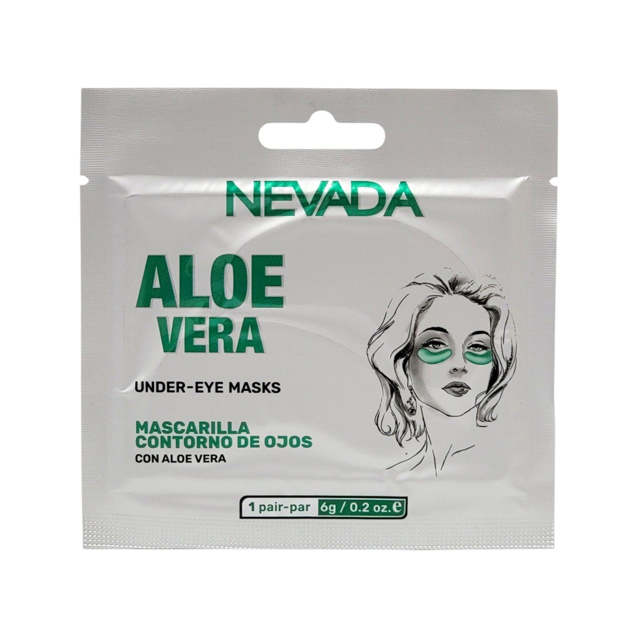 PARCHES DE OJOS HIDRATANTES CON EXTRACTO DE ALOE VERA NEVADA 6G