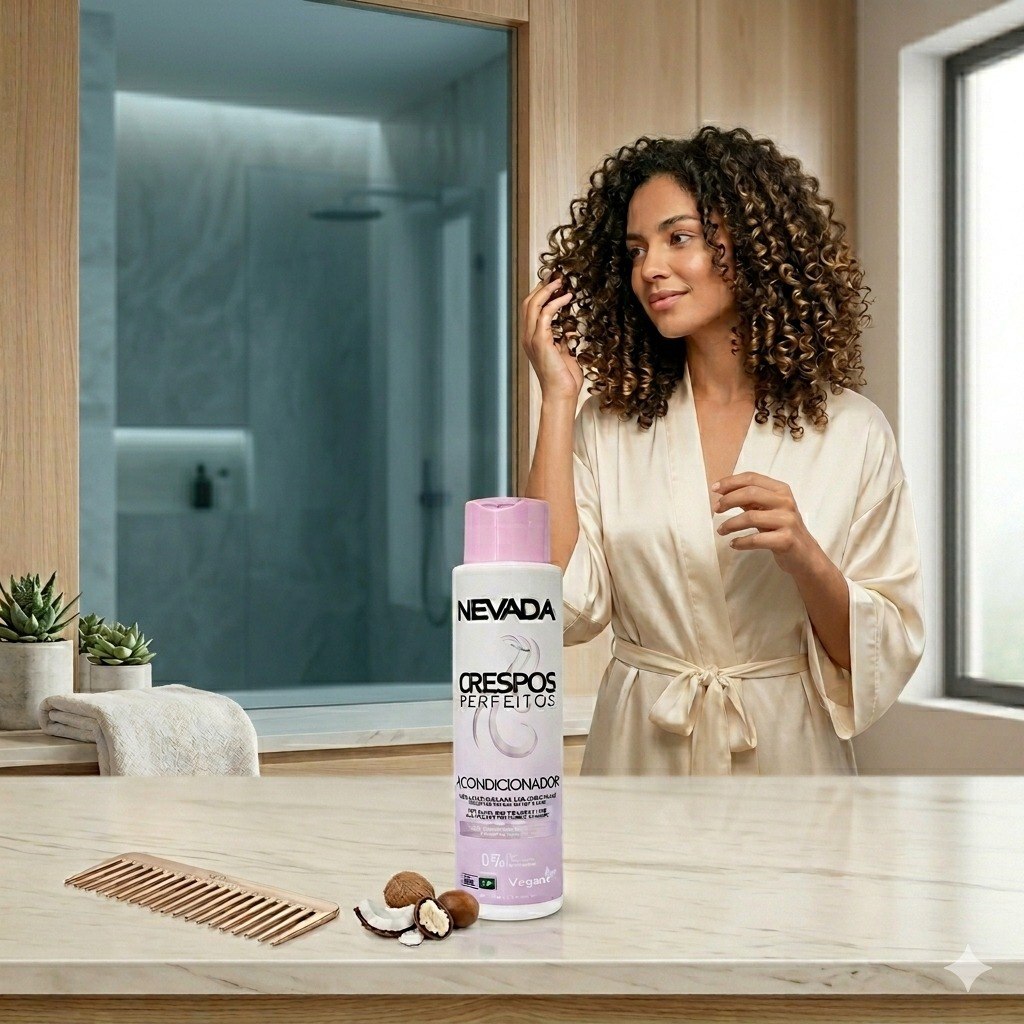 ACONDICIONADOR NUTRITIVO PARA CABELLO RIZADO Y CRESPO NEVADA 500ML