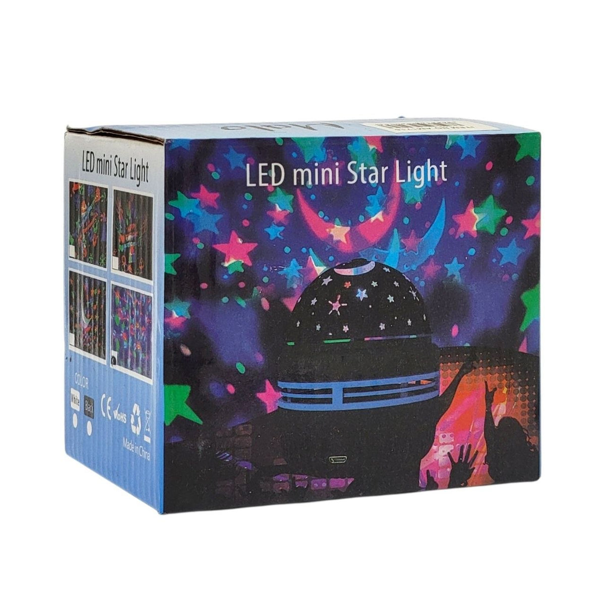 PROYECTOR DE LUCES LEC MULTICOLOR GIRATORIO CON CONEXION USB