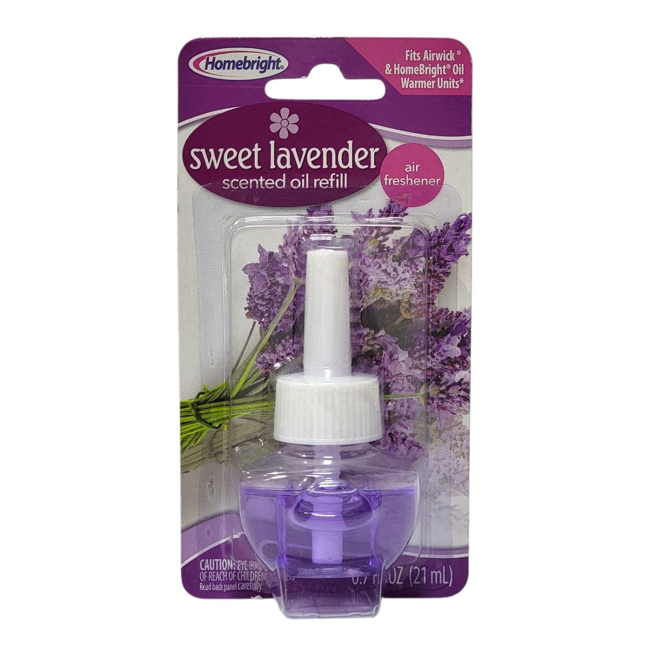 REPUESTO DE ACEITE AROMATICO DE LAVANDA DULCE HOMEBRIGHT 21ML