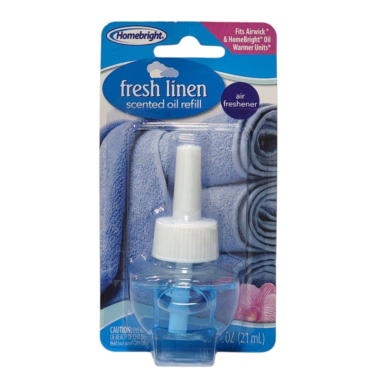 REPUESTO DE ACEITE AROMATICO DE LINO FRESCO HOMEBRIGHT 21ML