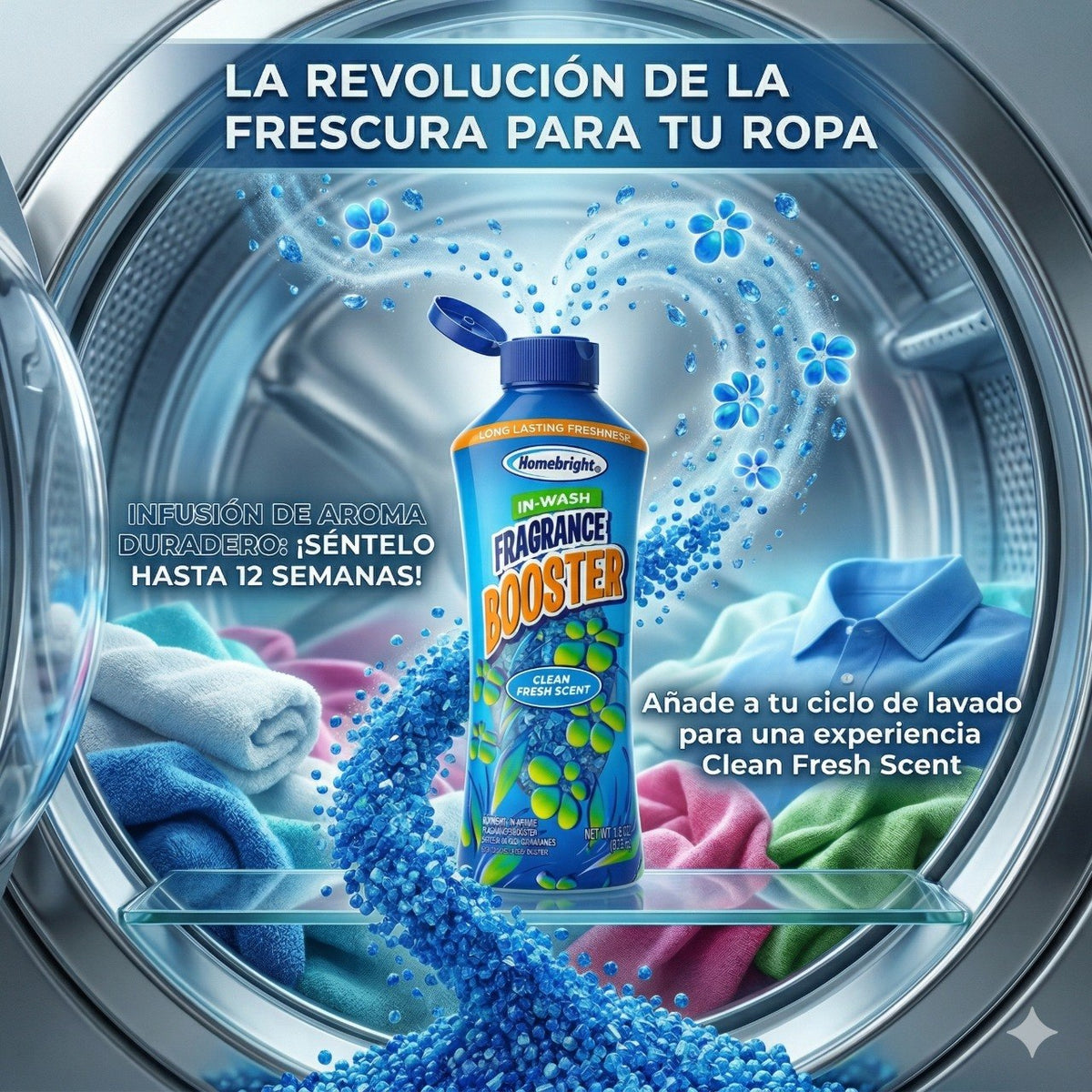 PERLAS POTENCIADORAS DE FRAGANCIAS PARA LAVANDERIA HOMEBRIGHT 425G