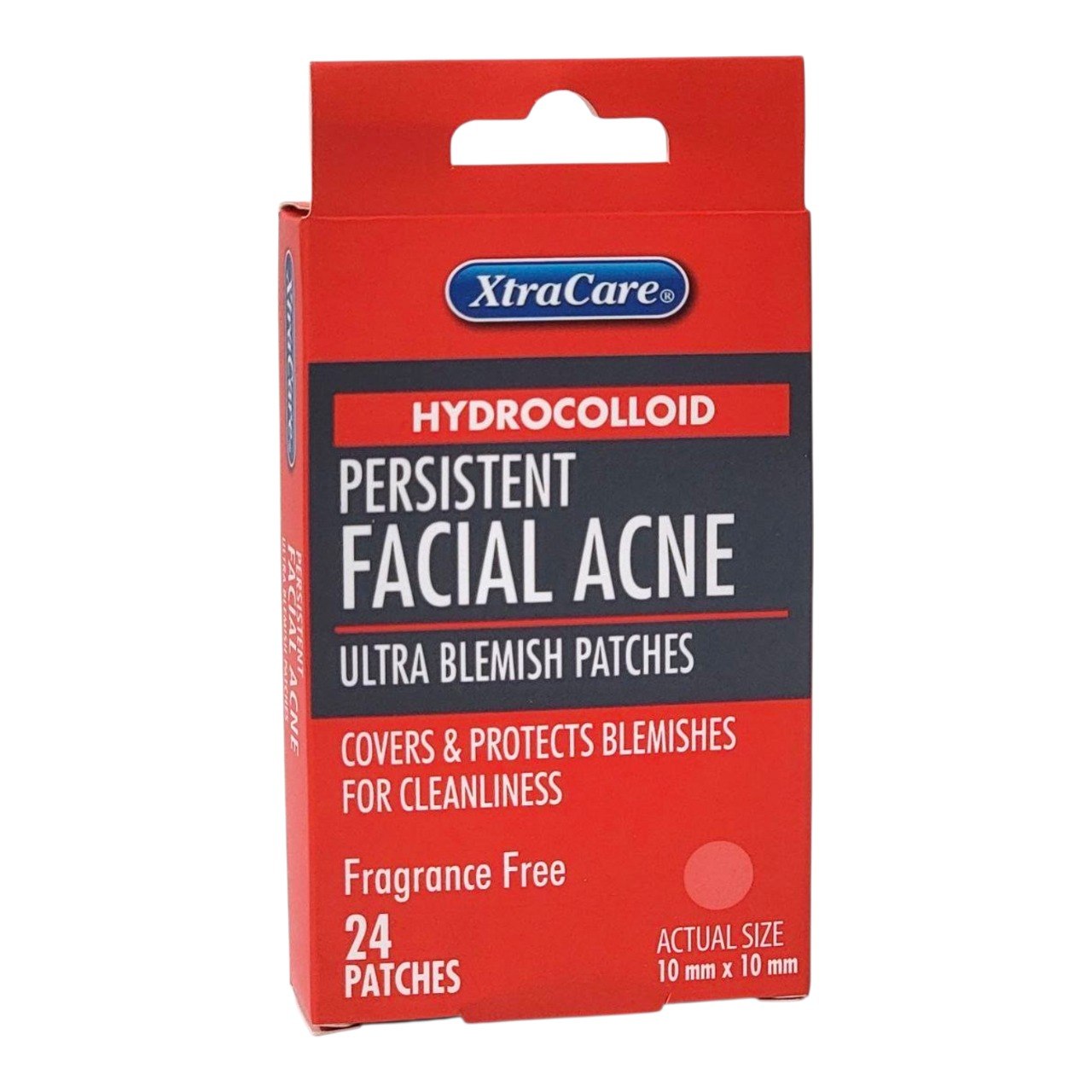 PARCHE PARA EL ACNE HIDROCOLOIDES CUBRE Y PROTEGE IMPERFECCIONES FACIALES 24UND XTRACARE