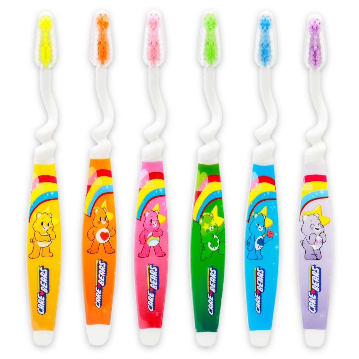 SET DE CEPILLOS DENTALES INFANTILES DE OSITOS CARIÑOSITOS 6UND