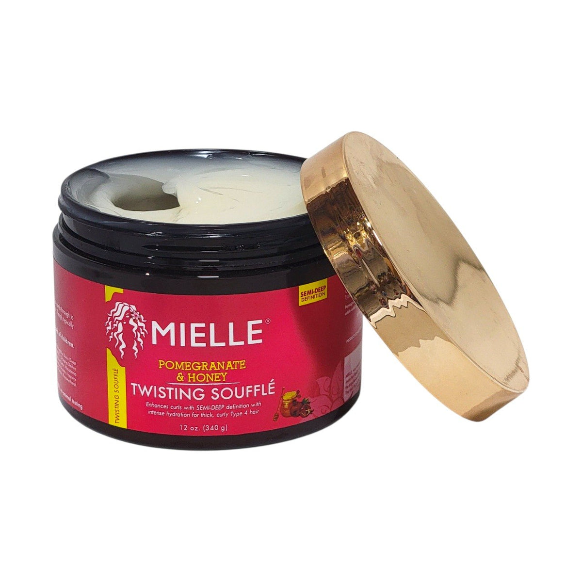 CREMA PARA PEINAR PARA DEFINICION DE TRENZAS Y TWISTS CON EXTRACTO DE GRANADA Y MIEL MIELLE 340GML