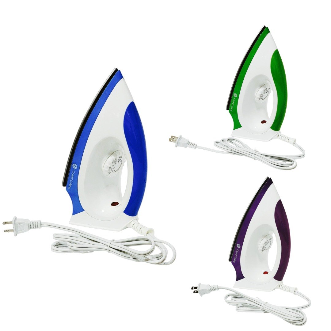 PLANCHA DE ROPA EN SECO CON RECUBRIMIENTO DE TEFLON DE 1000W CRYSTAL CUISINE 24X11CM