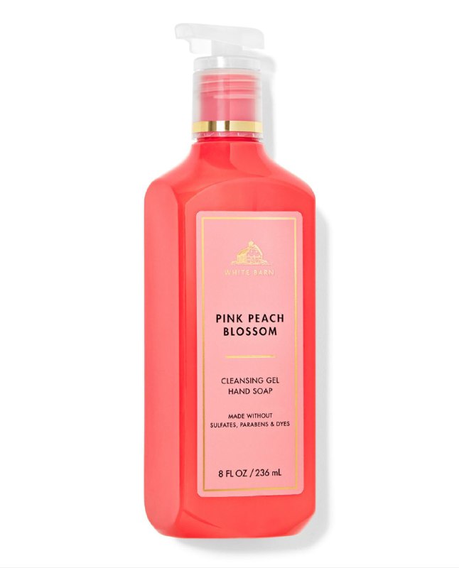 BATH & BODY WORKS JABON DE MANOS SUAVE Y LIMPIO PINK PEACH BLOSSOM 236ML
