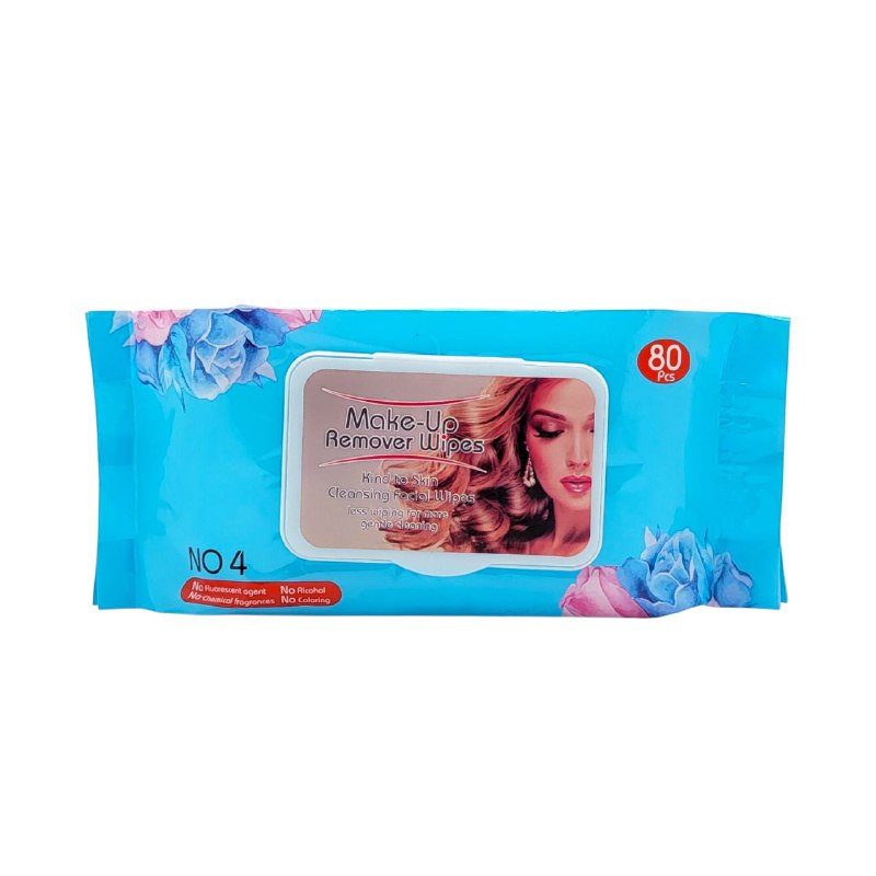 TOALLITAS DESMAQUILLANTES LIMPIADORAS FACIALES SIN ALCOHOL 80UND