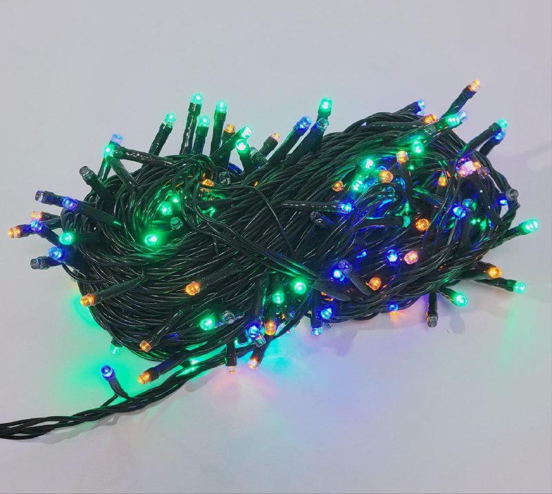 LUCES DECORATIVAS NAVIDEÑAS 200 LUCES LED DE LUZ MULTICOLOR 15X7.5X9CM