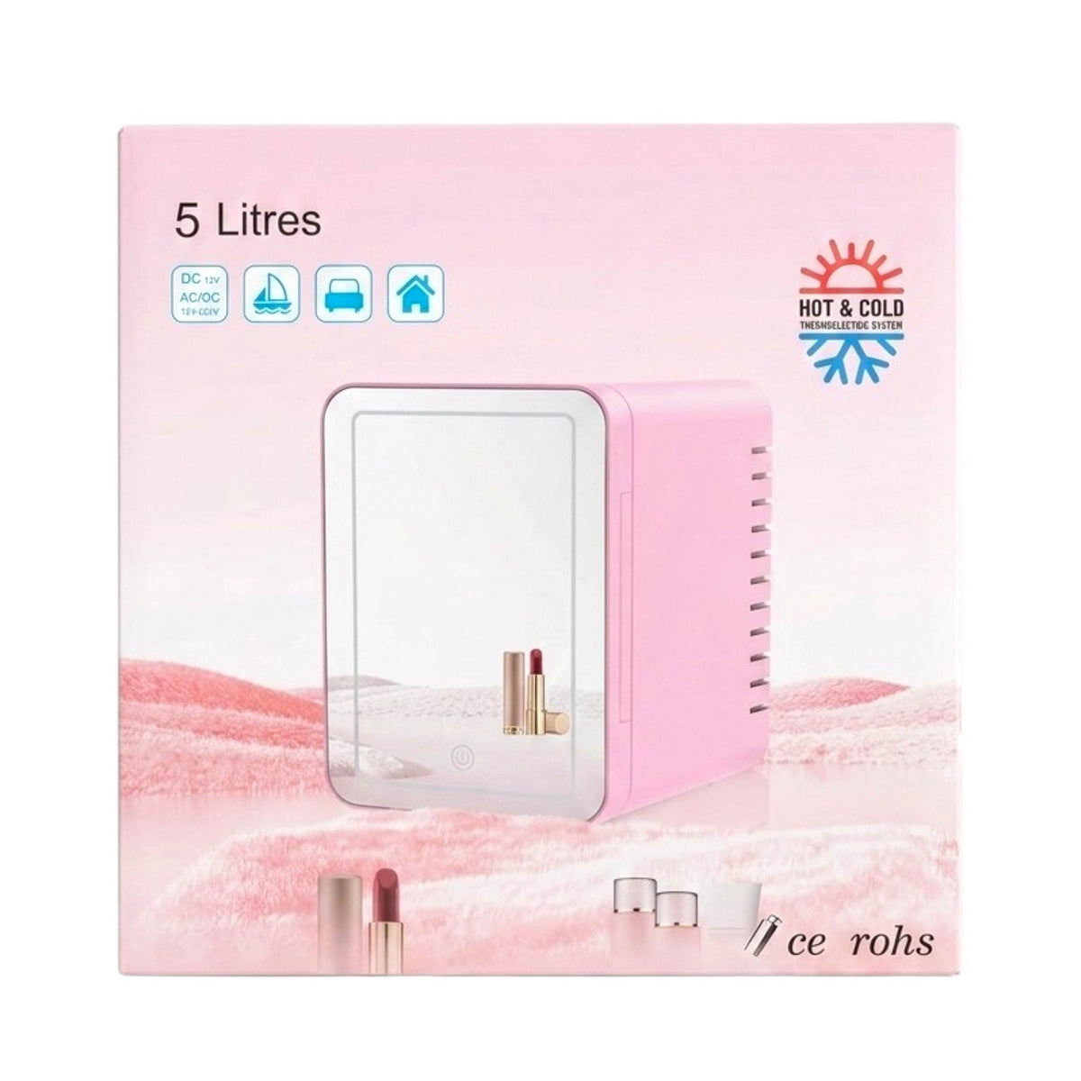 MINI REFRIGERADOR PORTATIL PARA COSMETICOS MULTIUSO 240x230x180CM