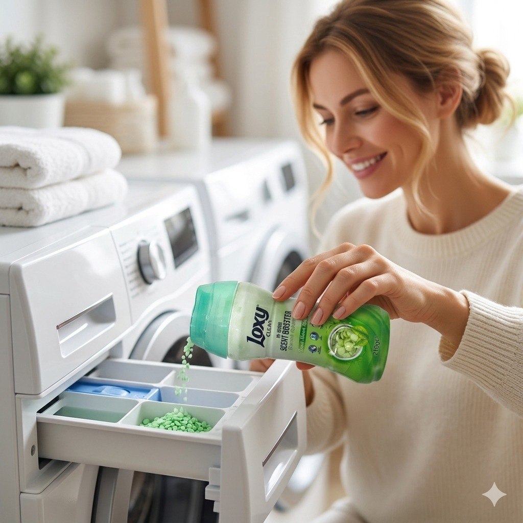 PERLAS DE AROMA Y SUAVIZANTE PARA LAVADO BRISA DE BOSQUE LOXY CLEAN 210G