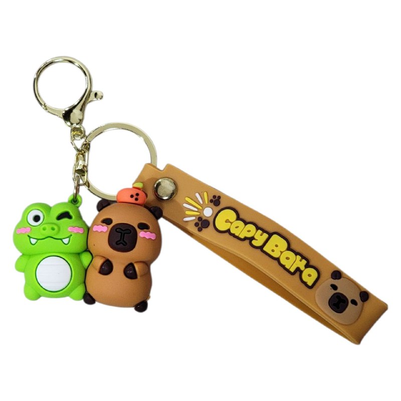 LLAVEROS DE CAPIBARA,CAPYBARA, 6 ESTILOS DISPONIBLES