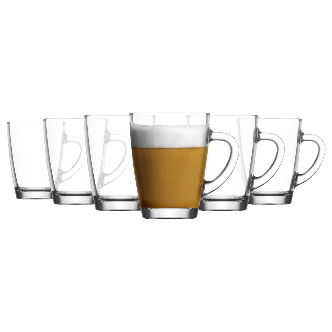 SET DE VASOS DE VIDRIO ELEGANTES Y MODERNOS 6PCS LAV 236
