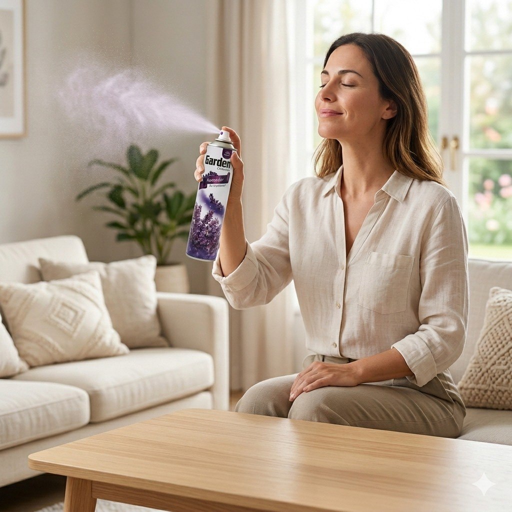 AMBIENTADOR EN SPRAY CON AROMA A LAVANDA GARDEN COLLECTION 30ML