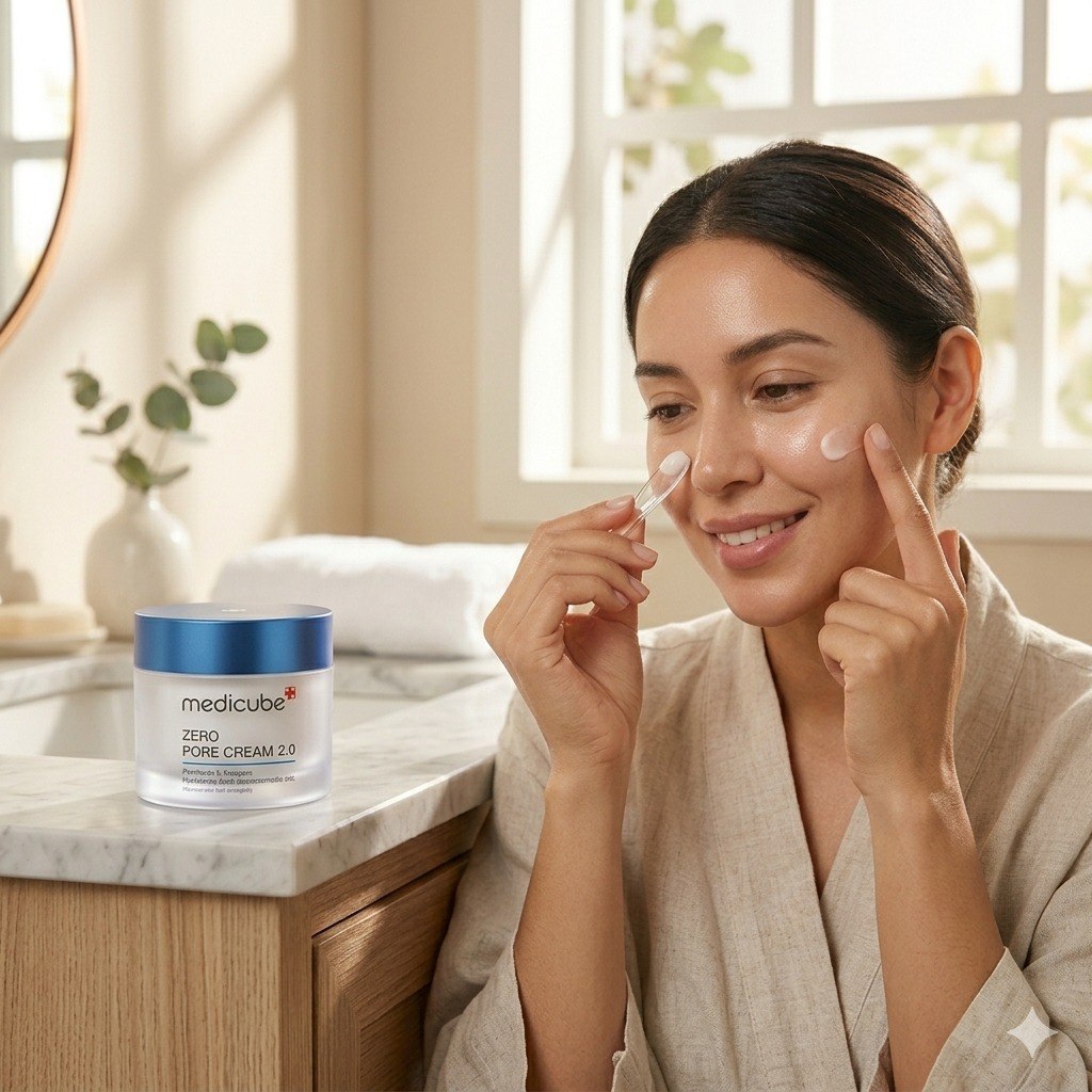 CREMA FACIAL COREANA PERFECCIONADORA DE POROS MEDICUBE 50ML