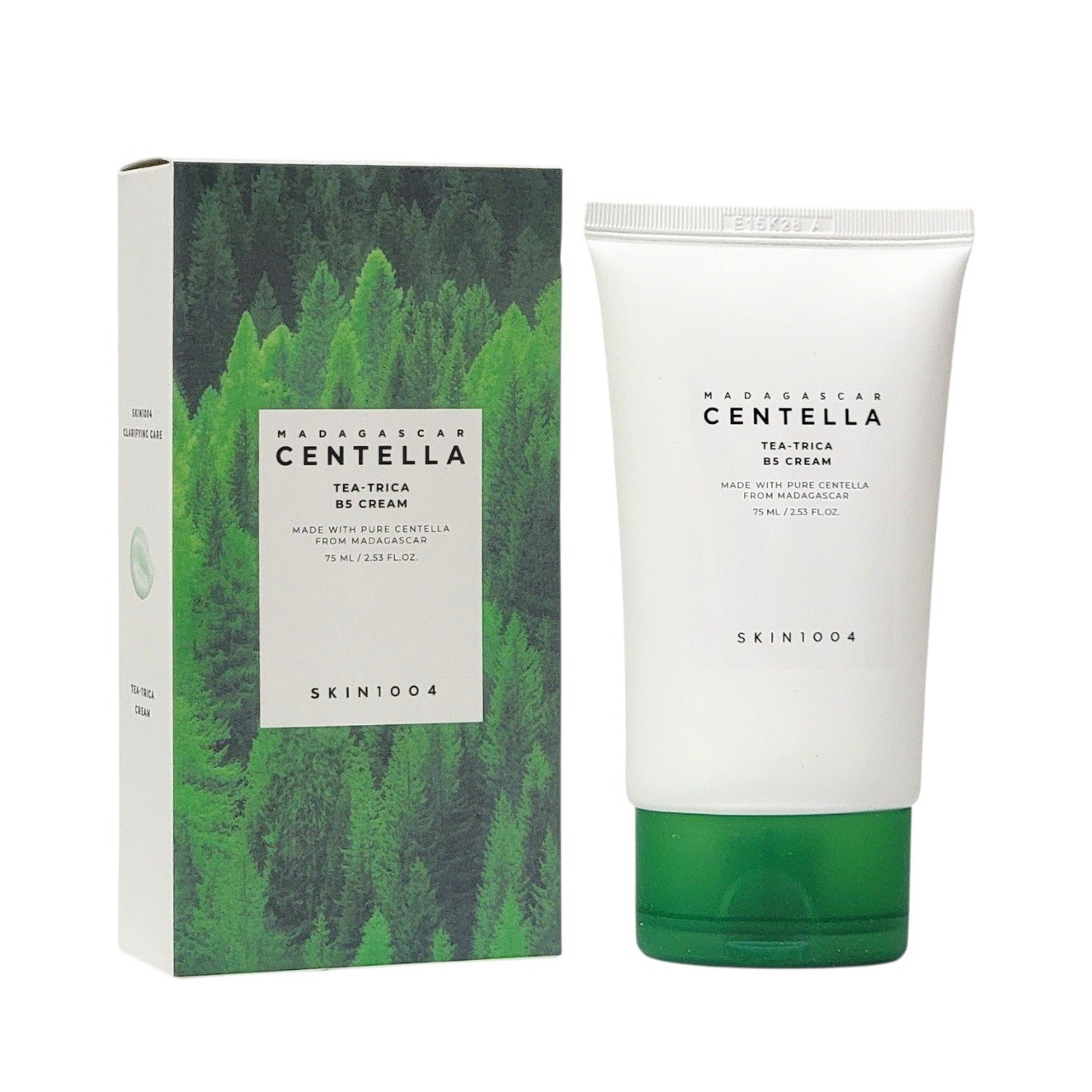 CREMA FACIAL CALMANTE PARA CONTROL DE ACNE Y SEBO CON CENTELLA ASIATICA DE MADAGASCAR ARBOL DE TE Y VITAMINA B5 SKIN1004 75ML