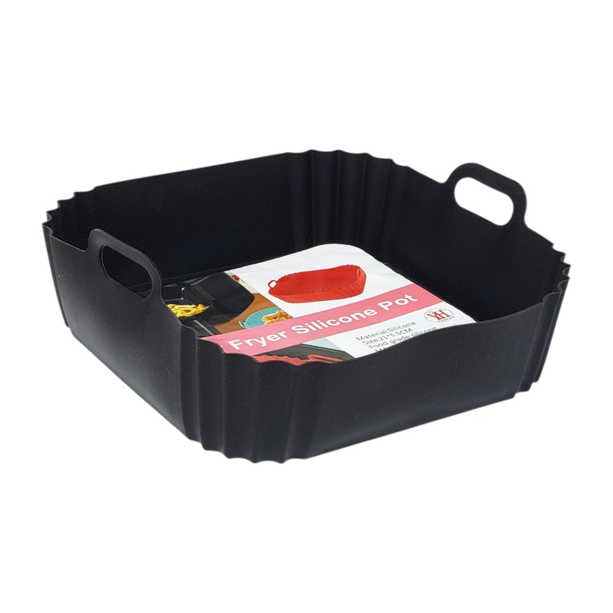 RECIPIENTE MOLDE DE SILICONA PARA FREIDORA DE AIRE 21X5CM