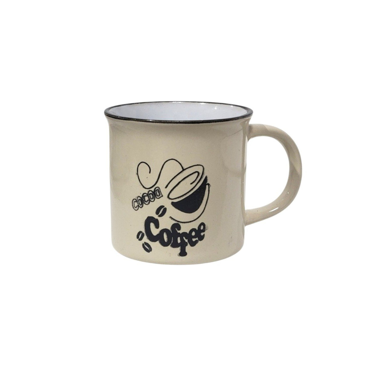 TAZA DE CERAMICA CLASICA PREMIUM CON ACABADO FILTRADO 7CM