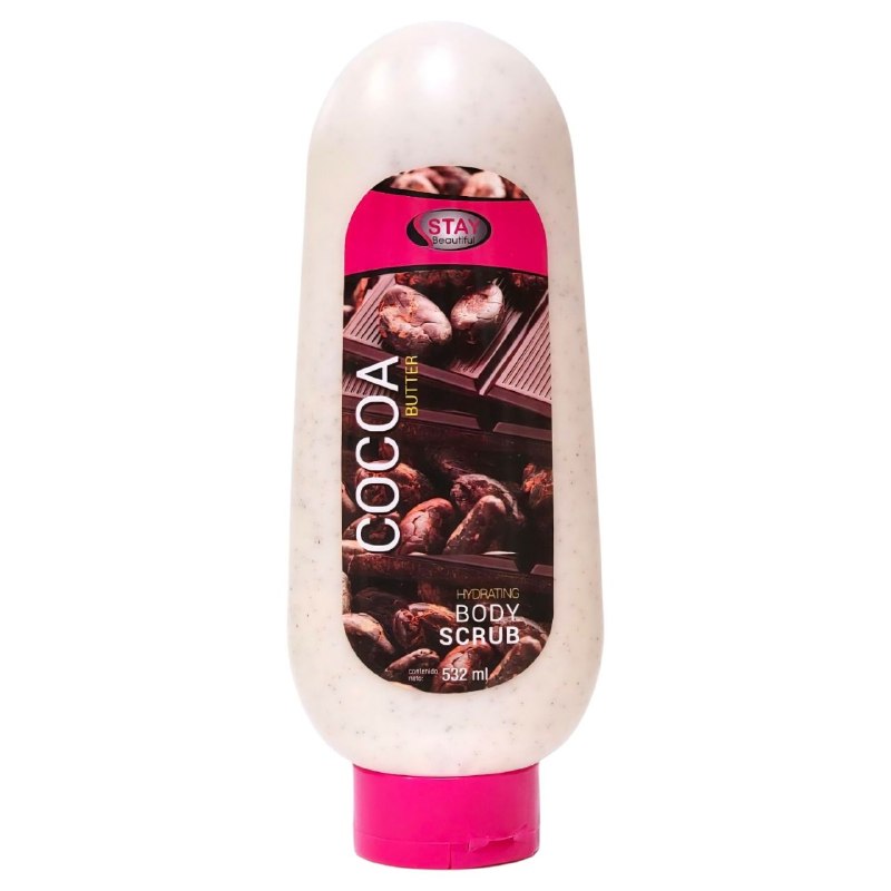 CREMA CORPORAL EXFOLIANTE CON MANTECA DE CACAO STAY BEAUTIFUL 532ML