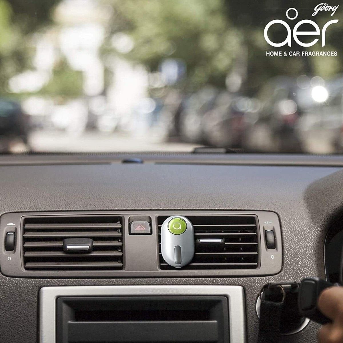 AMBIENTADOR EN GEL PARA CARRO CON DIFUSOR GODREJ AER 10G