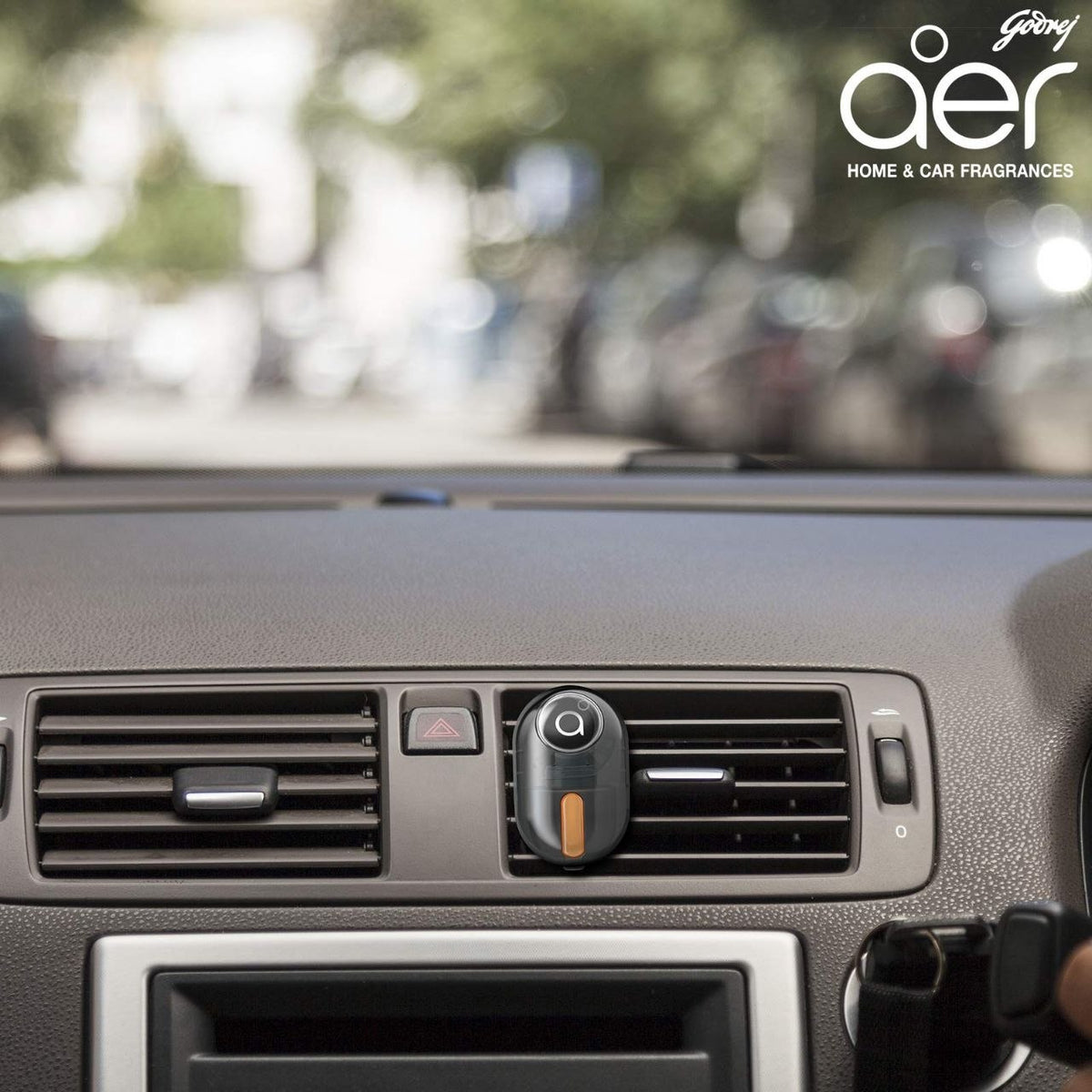 AMBIENTADOR EN GEL PARA CARRO CON DIFUSOR GODREJ AER 10G