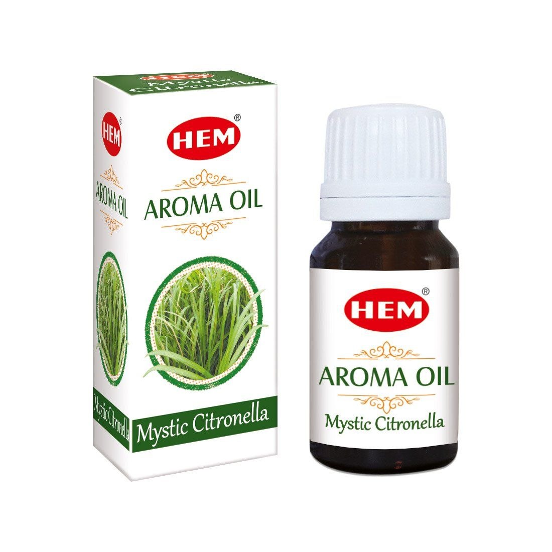 ACEITE AROMATICO CONCENTRADO PARA DIFUSION DE CITRONELA NATURAL HEM 10ML