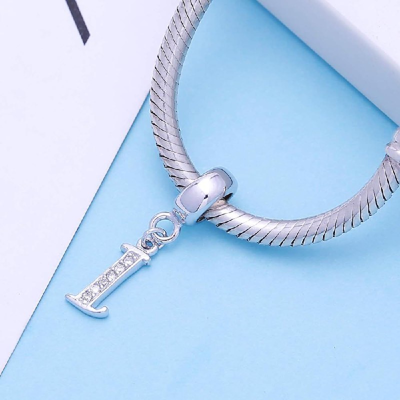 PCHARM4056$I LETRA I PANDORA PLATA 9.25