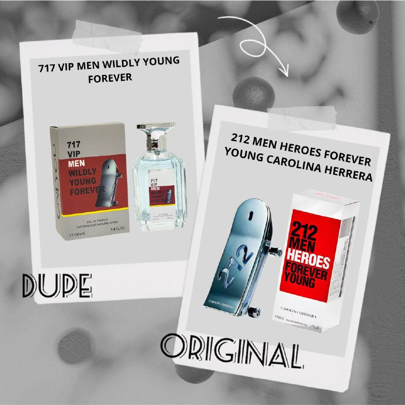 717 VIP MEN WILDLY YOUNG FOREVER MYSTICAL EDP 100ML (H) (AROMA SIMILAR CAROLINA HERRERA 212 HEROES)