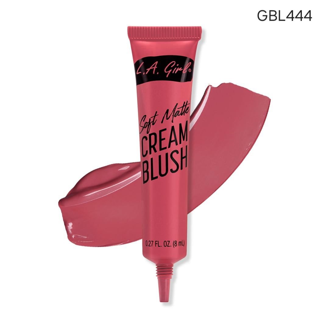 RUBOR EN CREMA MATE LARGA DURACION TONO GBL444 KISS UP SOFT MATTE CREAM BLUSH L.A. GIRL 8ML