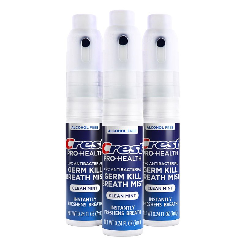SPRAY BUCAL PARA ELIMINAR GERMENES Y ALIENTO PAQUETE DE 3 CREST