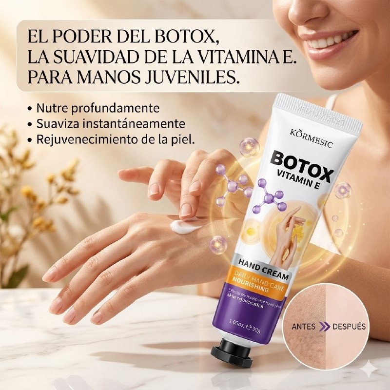 CREMA PARA MANOS NUTRITIVA E HIDRATANTE DE VITAMINA E KORMESIC 30G