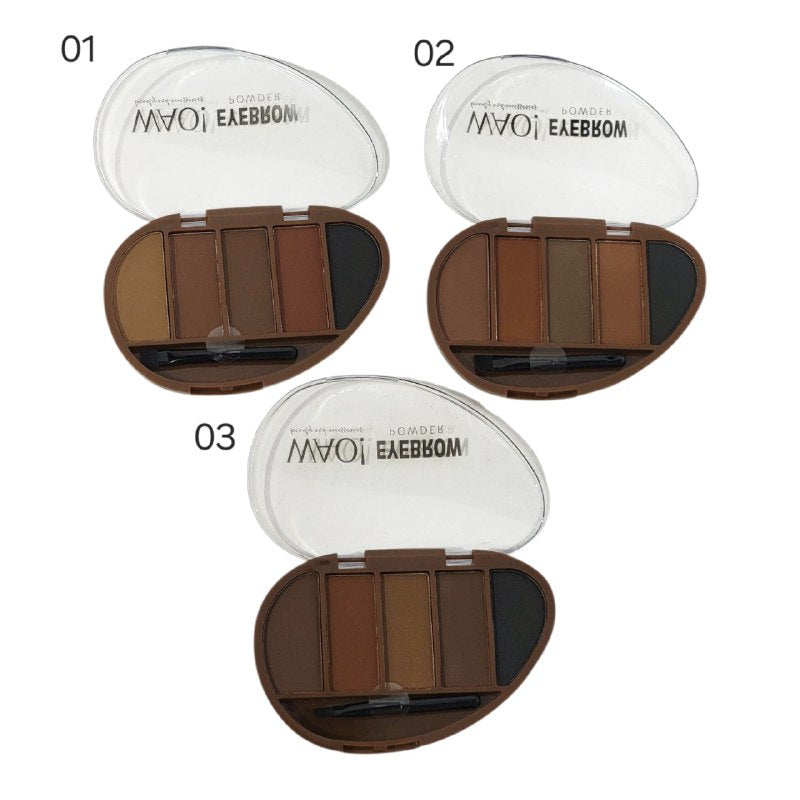 POLVO PARA CEJAS EN TONOS MARRONES RESISTENTE AL AGUA DE LARGA DURACION WAO 7G