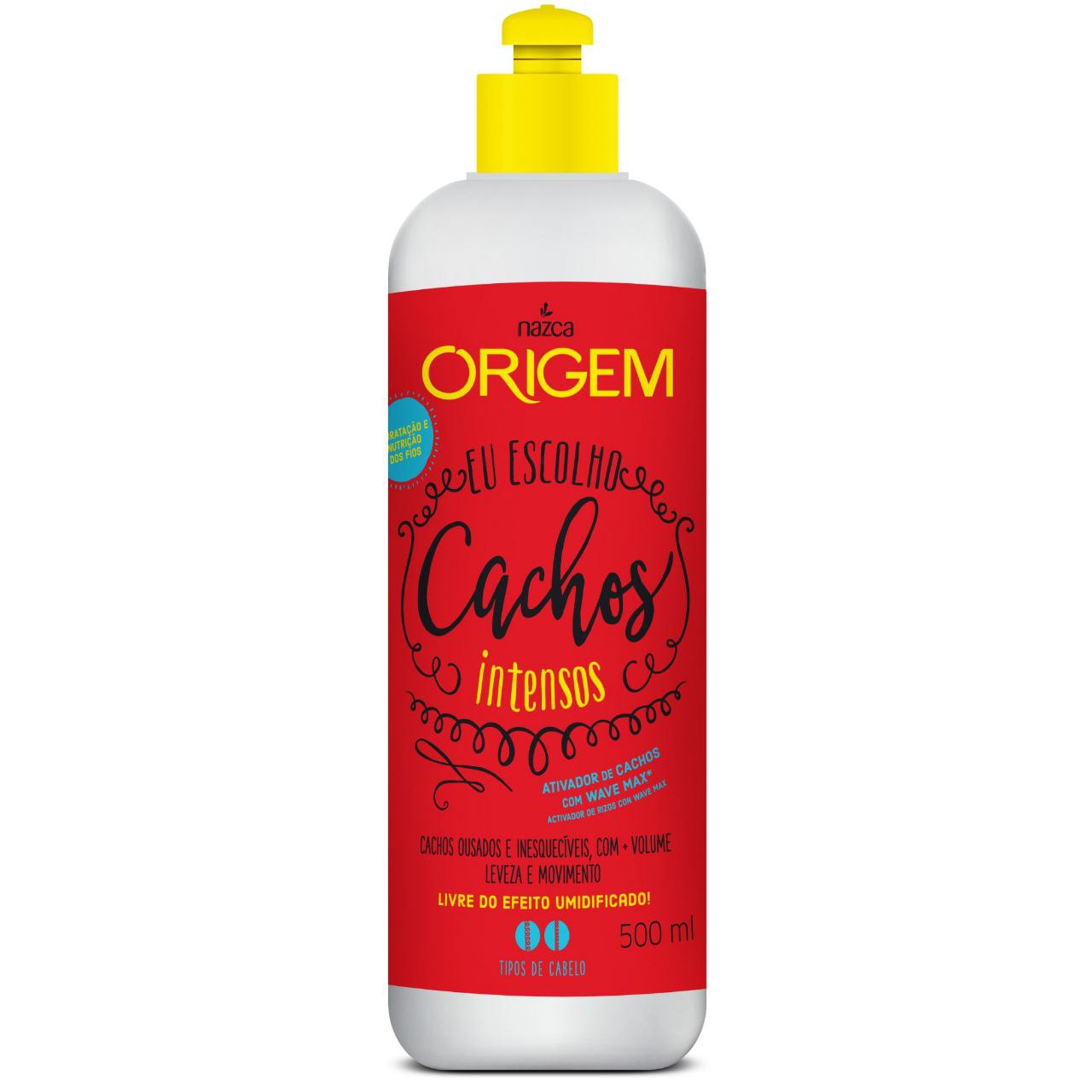 CREMA PARA EL CABELLO ACTIVADORA DE RIZOS CON ACEITE DE COCO NAZCA ORIGEM 500ML