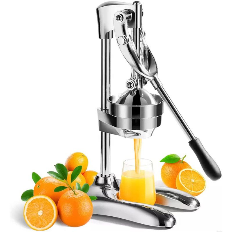MAQUINA EXPRIMIDORA MANUAL DE JUGOS FRUTAS DE ALEACION DE ALUMINIO CON SISTEMA DE PALANCA
