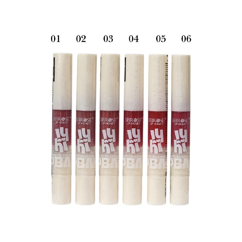 BRILLO LABIAL LIP MIEL DE LABIOS CON COLORES VIBRANTES BBROSE 10G, 6 TONOS