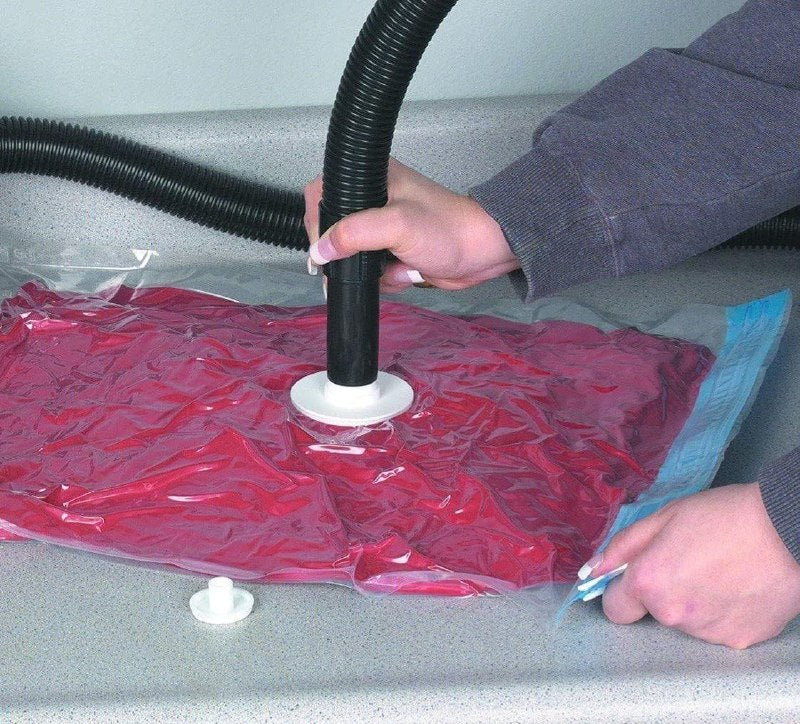 BOLSA DE COMPRESION AL VACIO PARA OPTIMIZAR ESPACIO Y ALMACENAMIENTO PARA MALETAS, ROPEROS ETC FENFANG 60X80CM