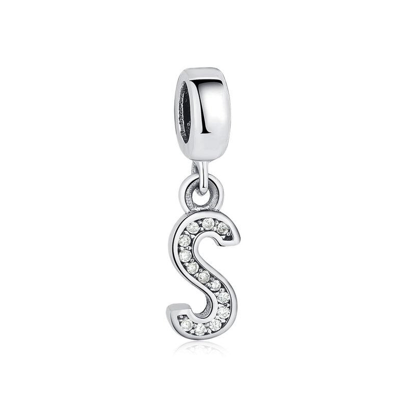 PCHARM805 LETRA S PANDORA PLATA 9.25