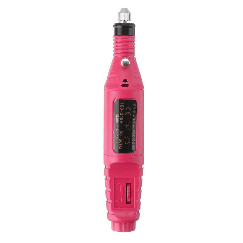 TALADRO PULIDOR DE UÑAS, DRILL TALADRO TALLADOR ELECTRICO PARA PEDICURA Y MANICURA 6 BROCAS