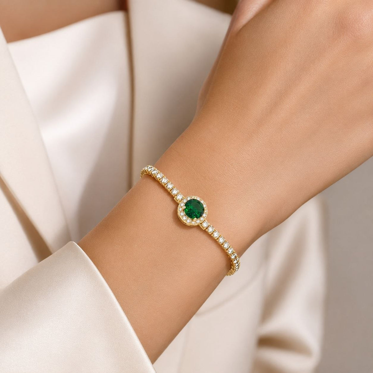 PULSERA DE ENCHAPE PARA DAMA