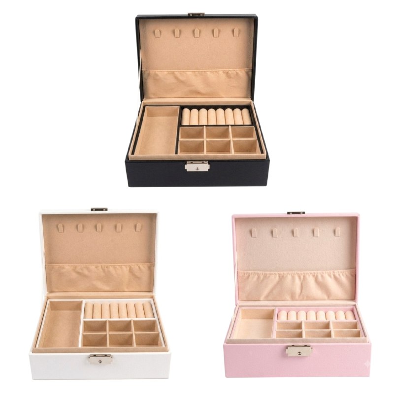 ORGANIZADOR JOYERO MANTENER TUS JOYAS Y ACCESORIOS PROTEGIDOS, ORDENADOS 23x17x7CM