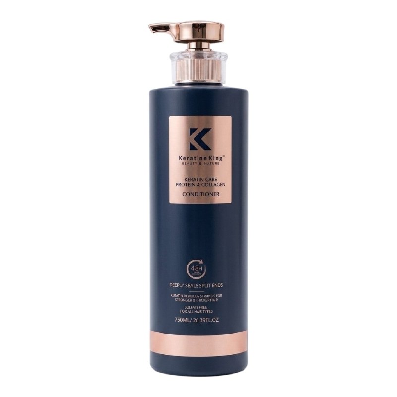 ACONDICIONADOR DE PROTEINA Y COLAGENO REPARADOR DE ALTO RENDIMIENTO KERATINE KING 750ML